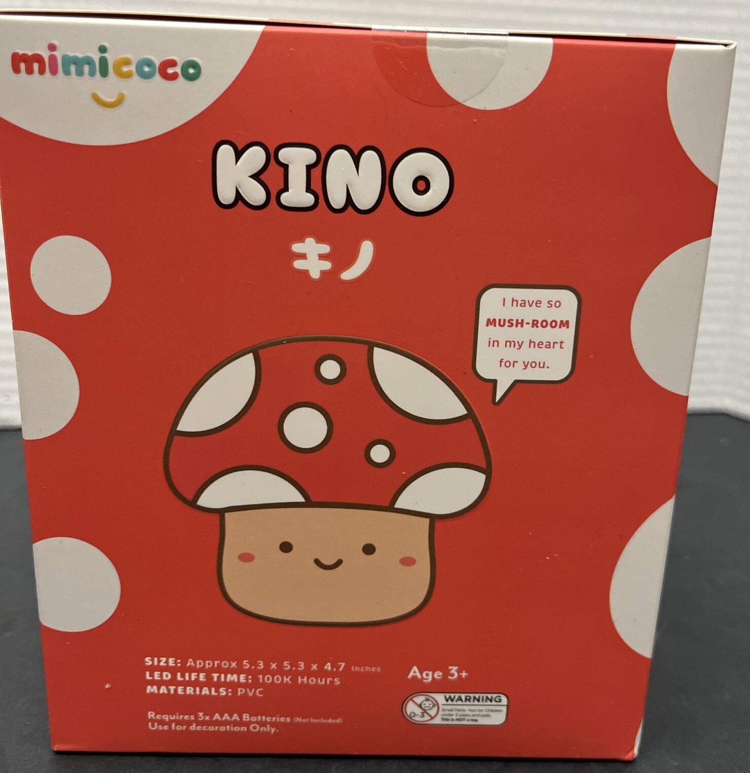 Mimicoco Kino Mushroom Moodlight Warm White Nightlight