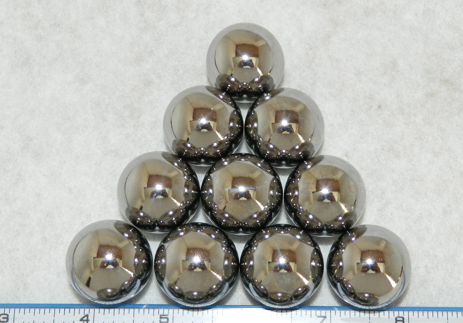 Ten (10) 1-1/16" Hi-Standard® Shiny  Pinballs  New from Ballbaron®