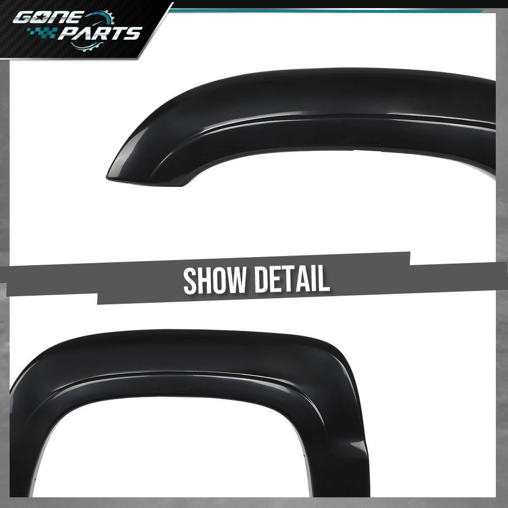 Full Set Paintable Fender Flares Fit For 2007-2013 Chevrolet Avalanche