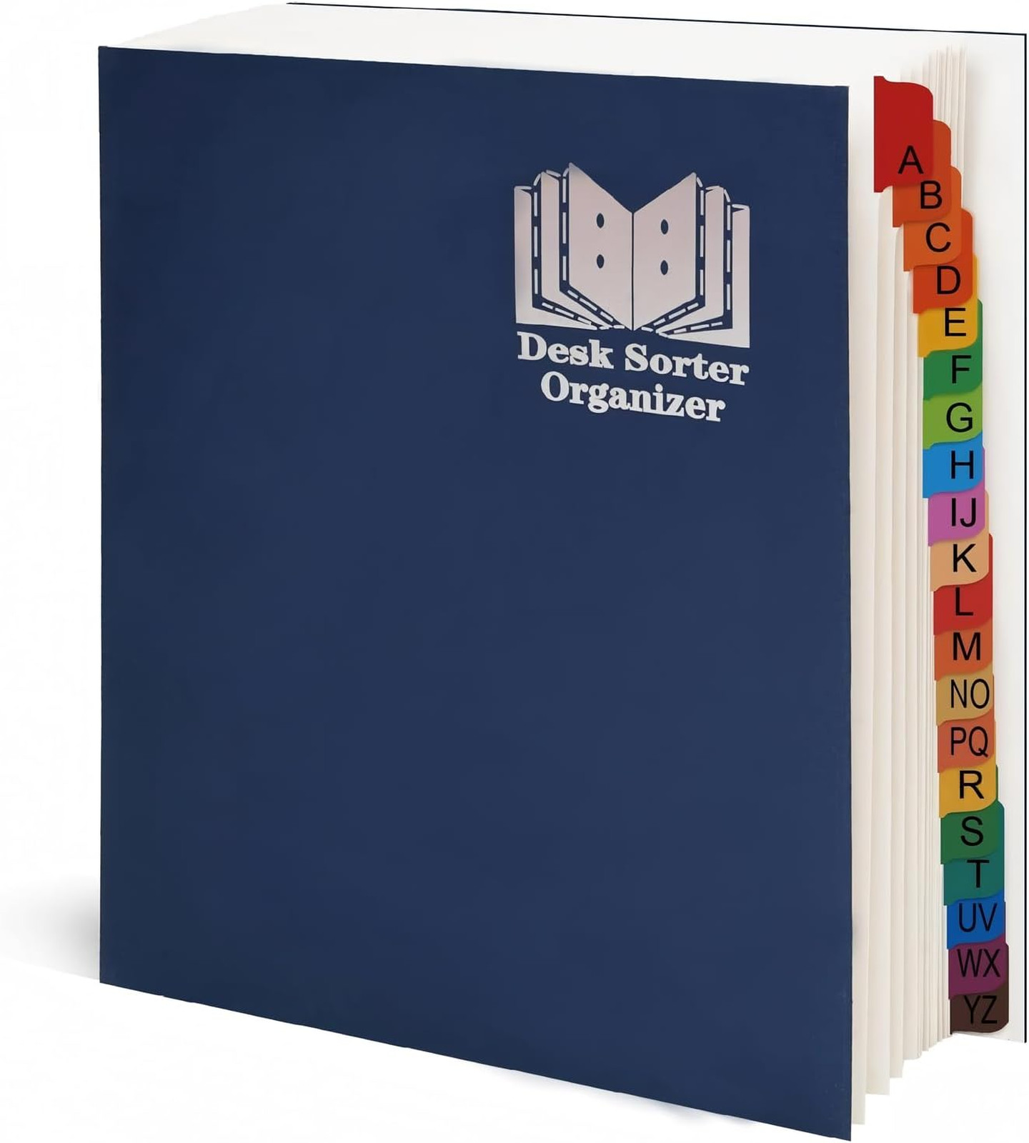 A-Z Accordion File Organizer Heavy-Duty Cardstock Alphabetical Desk Sorter