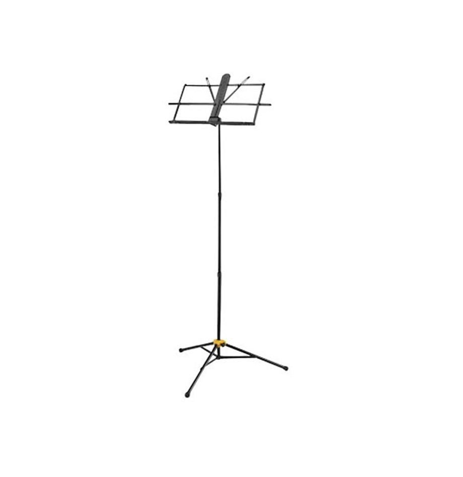 Hercules Stands BS108B Premium Clutchless Travel Folding Music Stand w Carry Bag