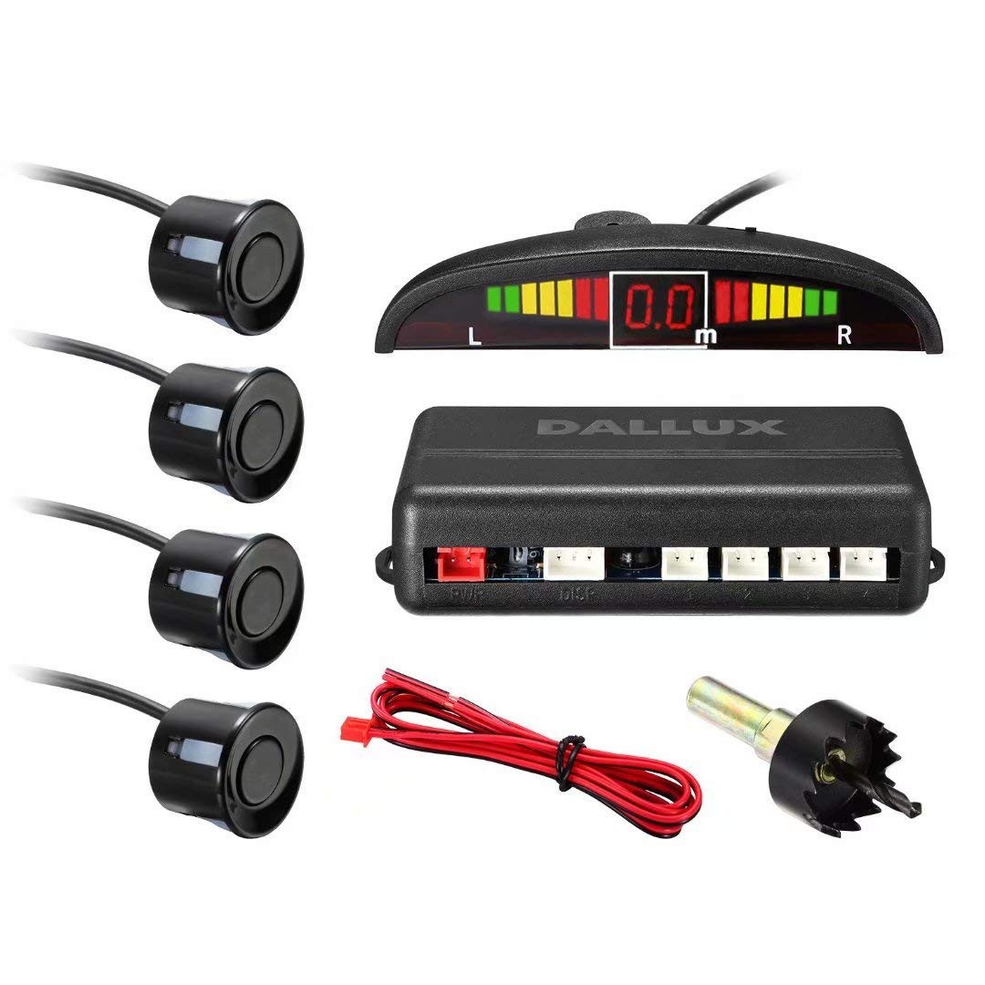 LED Display Parking Sensor,Car Reverse Backup Radar System,LED Display+Buzzer...