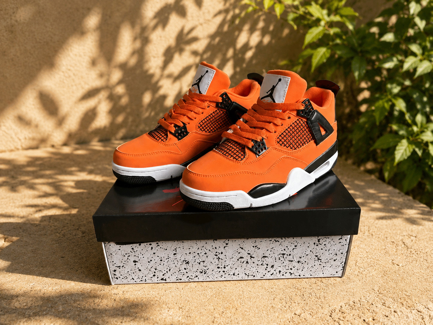 Men's All Size US Jordan 4 “Total Orange” 7-12 NEW