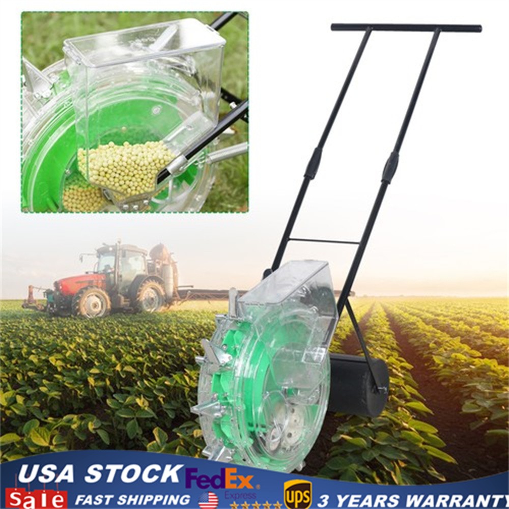 Hand-push Roller Seeder Peanut Corn Fertilizer Applicator Manual Seeding Tool