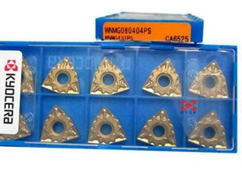 10PCS/BOX New Kyocera CNC Blade WNMG080404PS CA6525