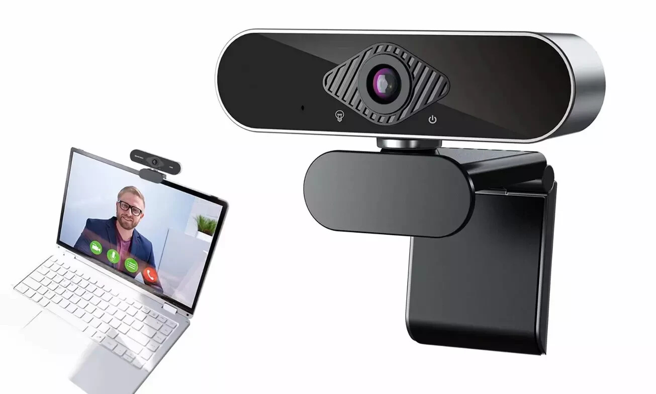 1080P Full HD USB Webcam for PC Desktop,Laptop Web Camera with Microphone LOT