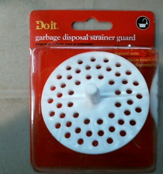 Do it Best  Garbage Disposal Strainer Guard, White, (415599)  FS