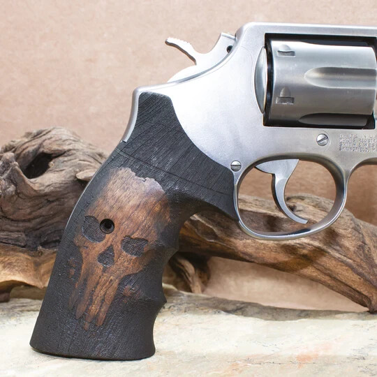 Smith & Wesson K/L Frame Square butt Turkish Walnut Wood Hand Made Nice GunGrips