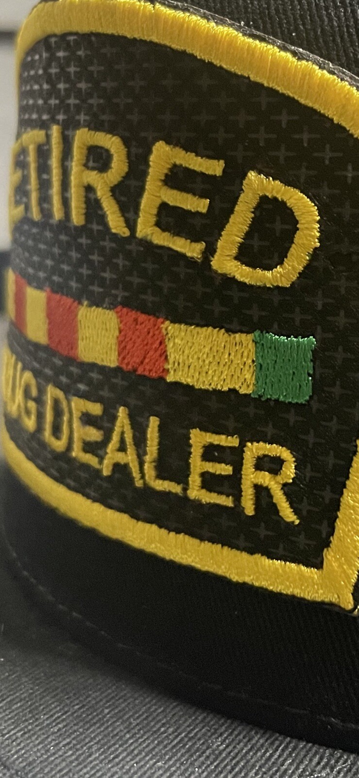 Retired Drug Dealer Hat Flat Bill Snapback - Veteran - Pop Culture Hype JZ Bae