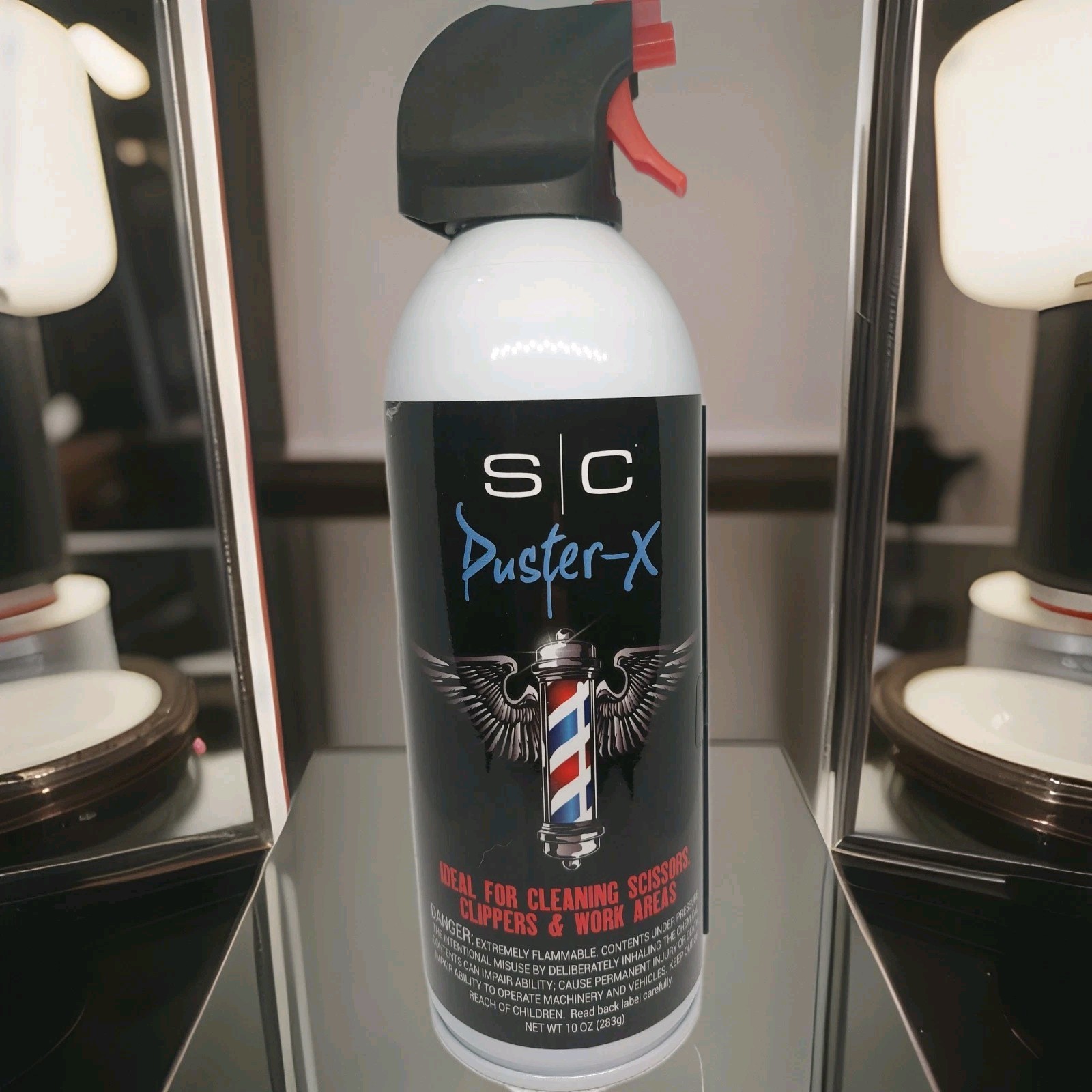 A+ Stylecraft SC1000D Duster-X For Cleaning Scissor Clipper Work Areas 10oz NEW
