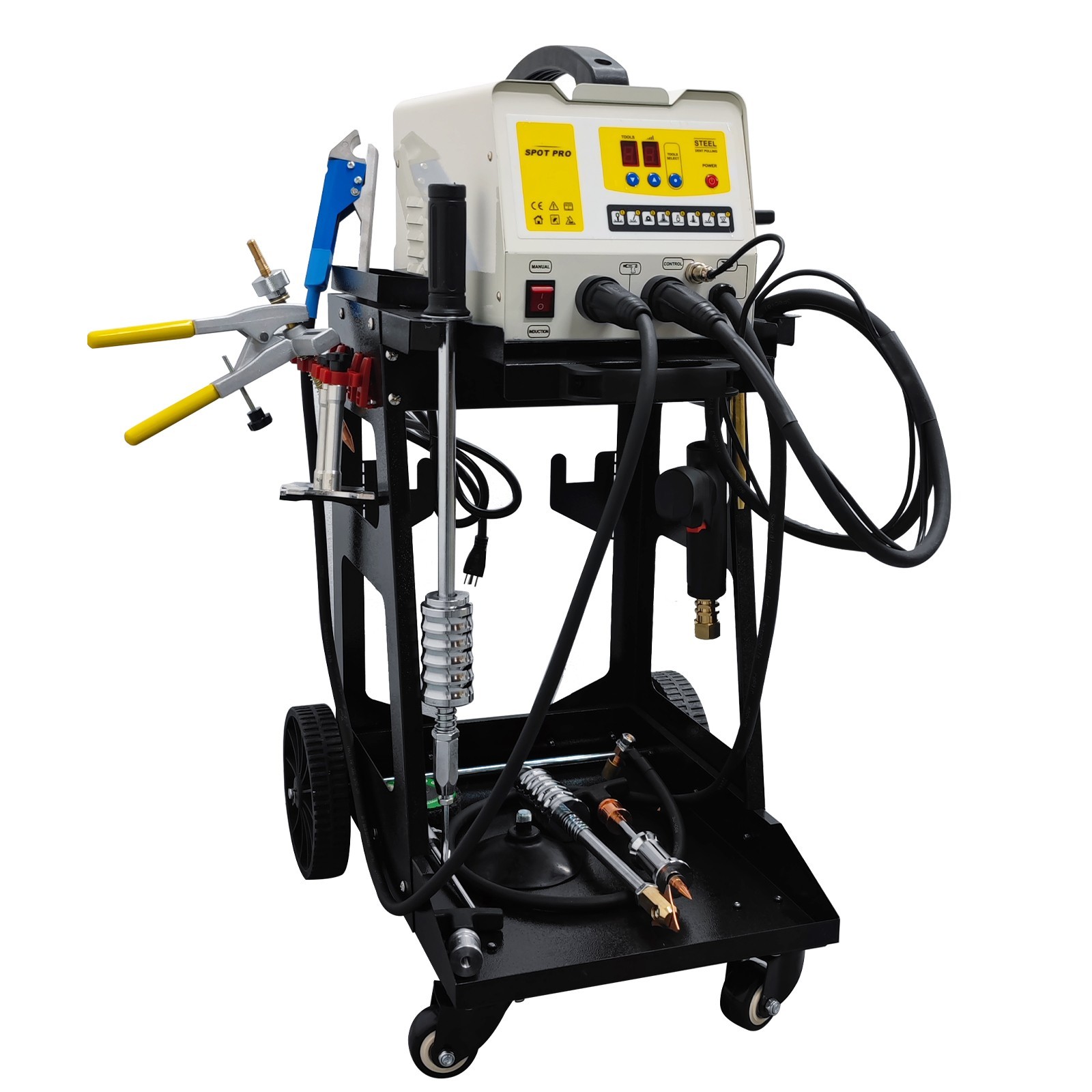 Steel Dent Pulling Machine Car Dent Repair Puller Welder 220V Data Restoration