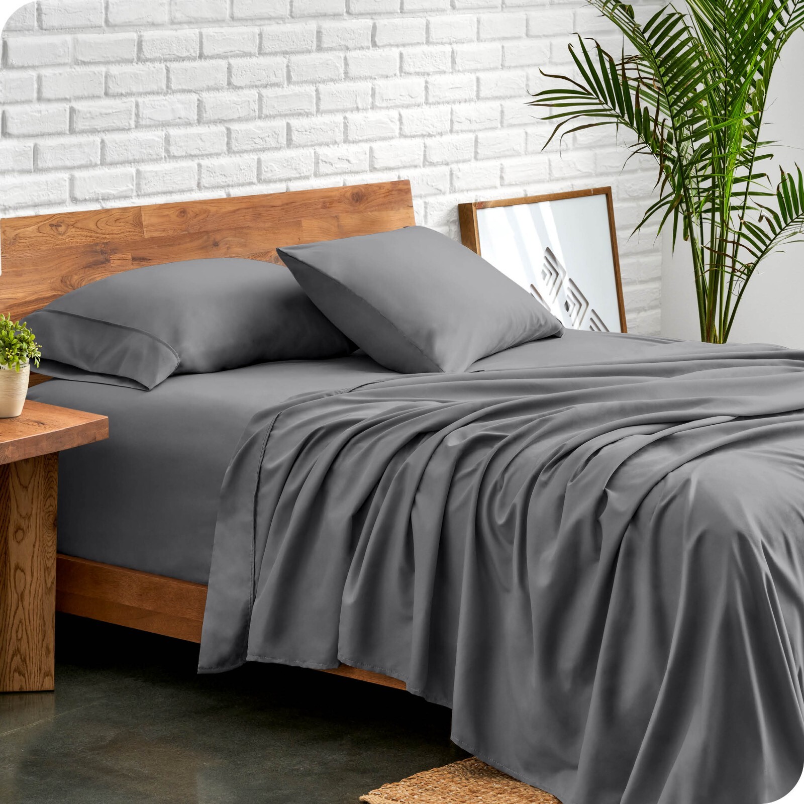 Bare Home Microfiber Sheet Sets - Premium 1800 Collection - Deep Pockets