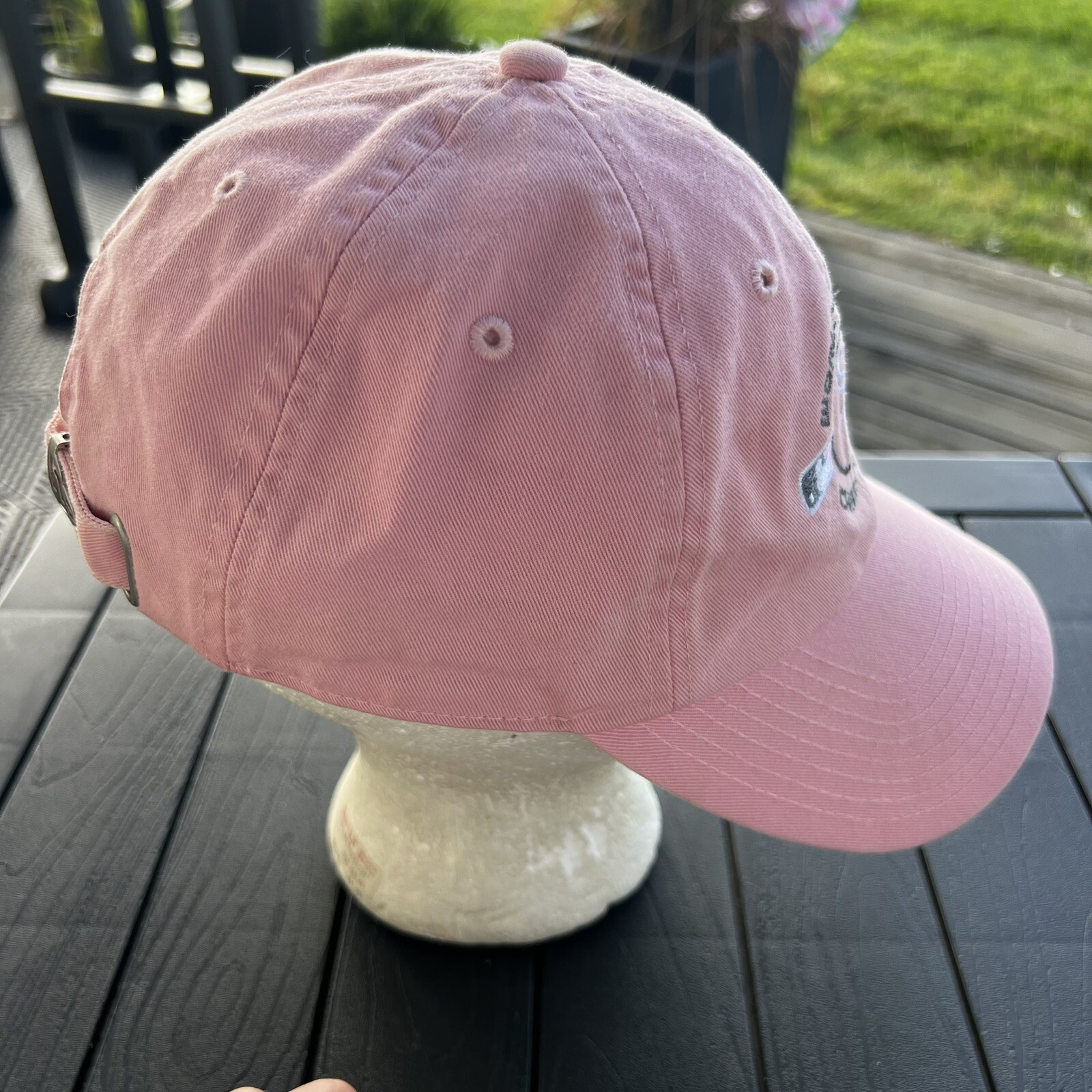 World Series SOX Pink New Era Womens Hat Cap White Accents Strap Buckle Cotton