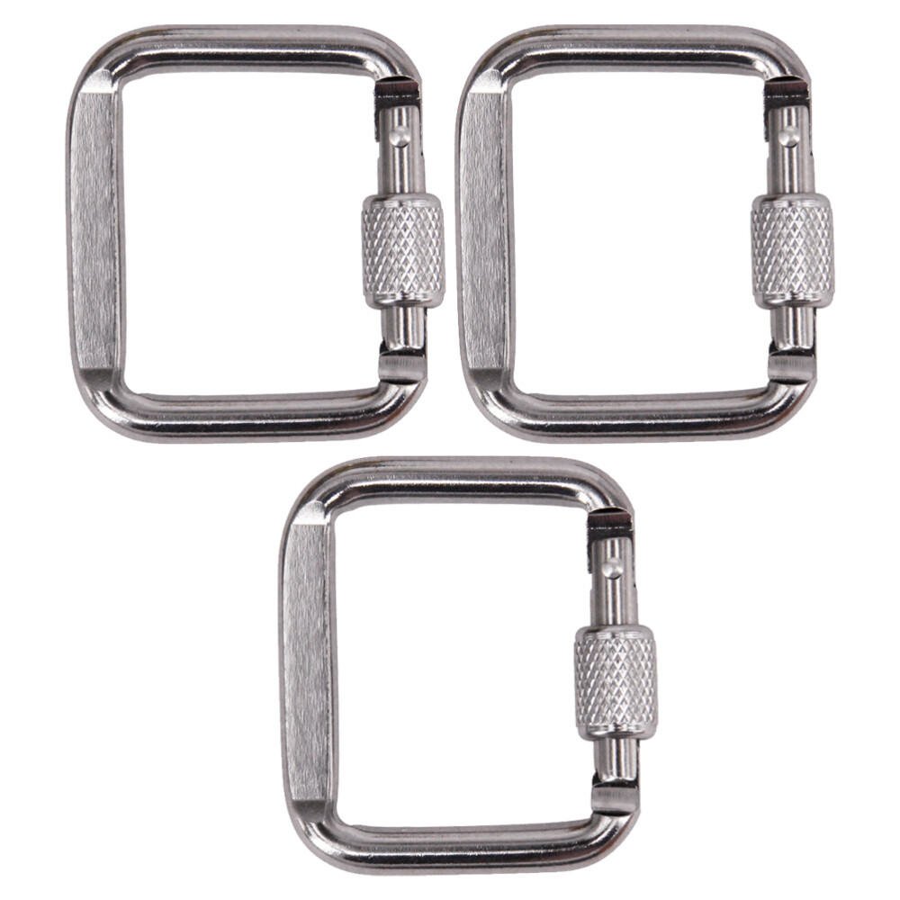Keychains Spring Snaps Buckle Quick Link Carabiner Safety Locking