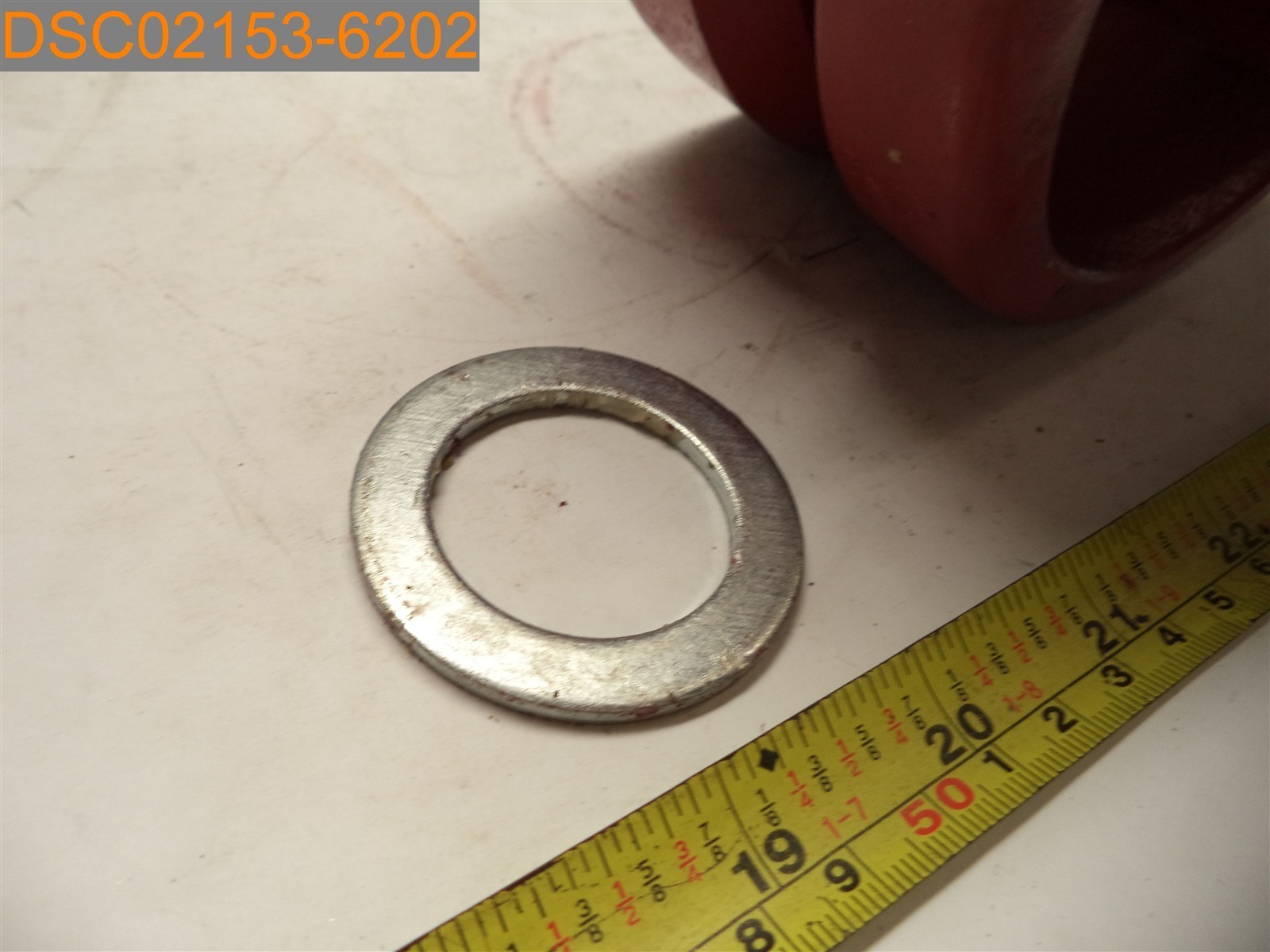 Hamilton V-Grooved Metal Caster Wheel 6" x 2" 040875