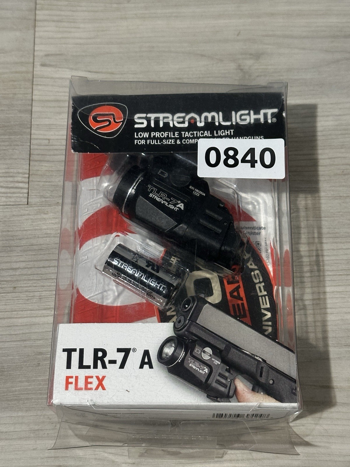 Streamlight TLR-7A FLEX 500 Lumen Low Profile Tactical Weapon Light Black NIB