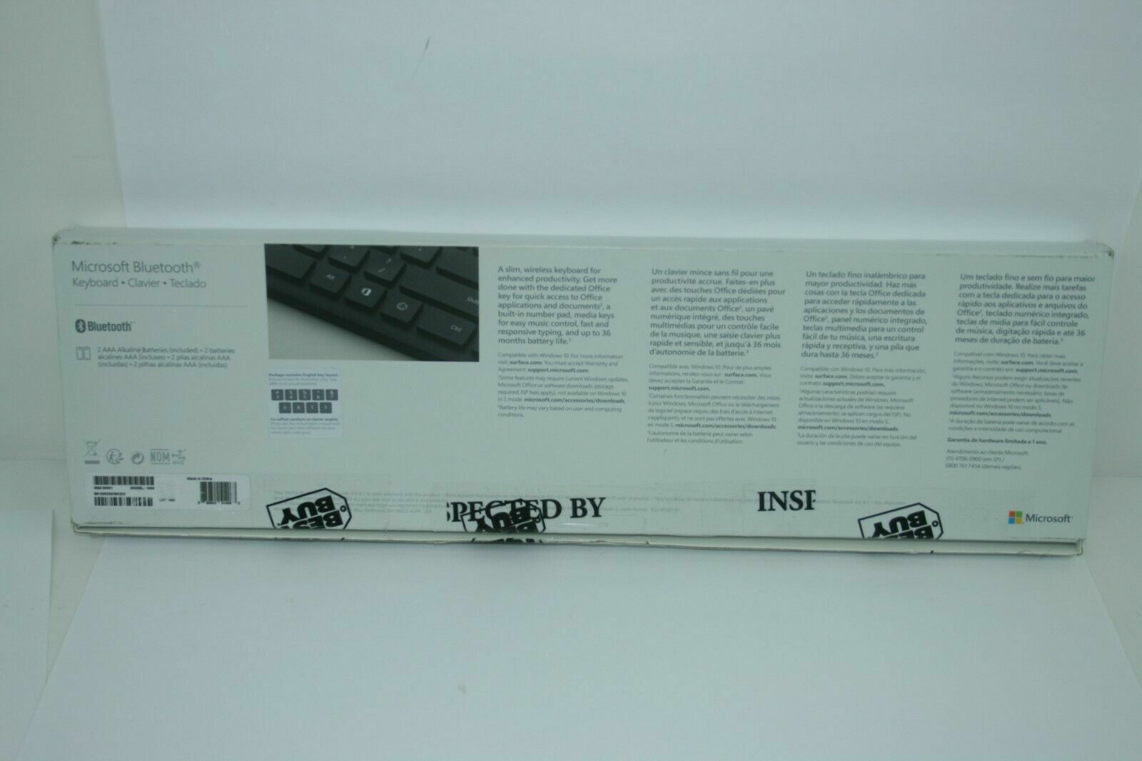 Microsoft Bluetooth Keyboard Black Model 1898_US STOCK