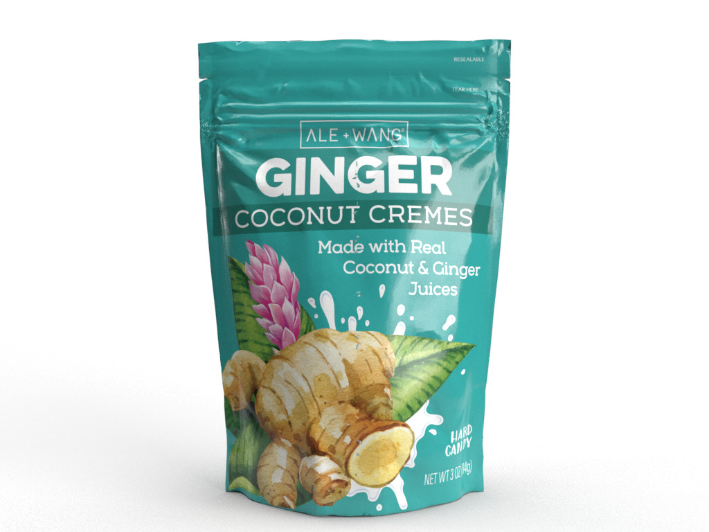 ALE + WANG® Ginger Coconut Cremes Hard Candy (48-Pack)