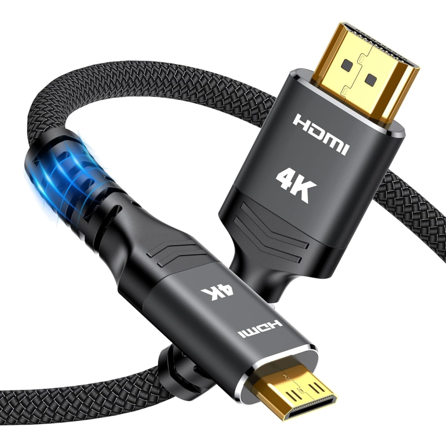 Mini HDMI to HDMI Cable 15FT, 4K 60Hz High Speed HDMI to Mini HDMI Cable Male...