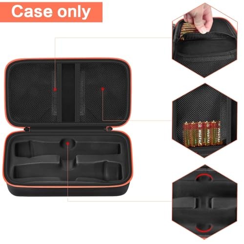 Wireless Microphone Case Compatible with JBL Wireless Two Microphone Black