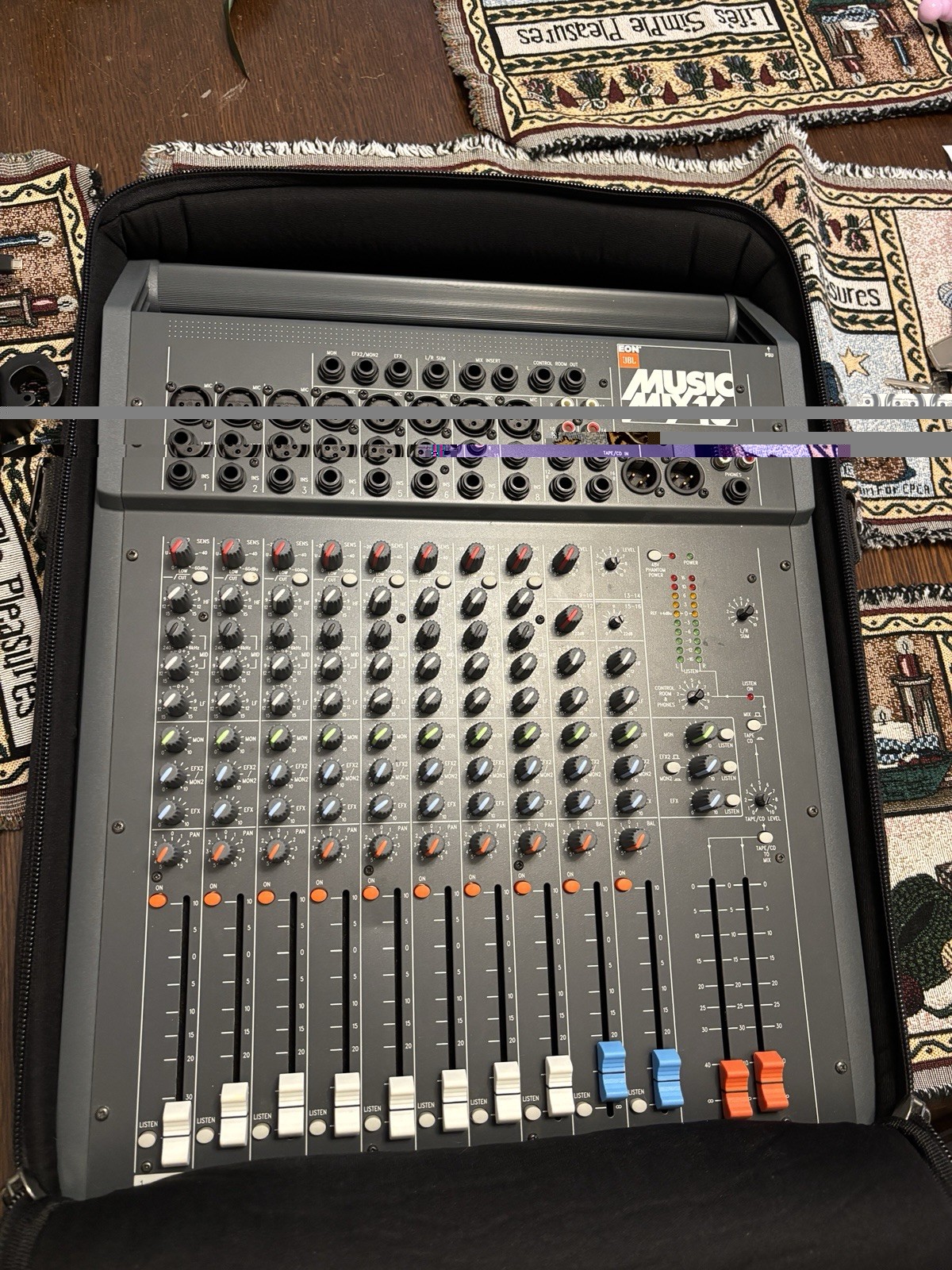 JBL EON Music Mix 16 Audio Mixer w/case