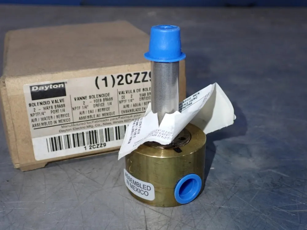 DAYTON SOLENOID VALVE (1) 2CZZ9