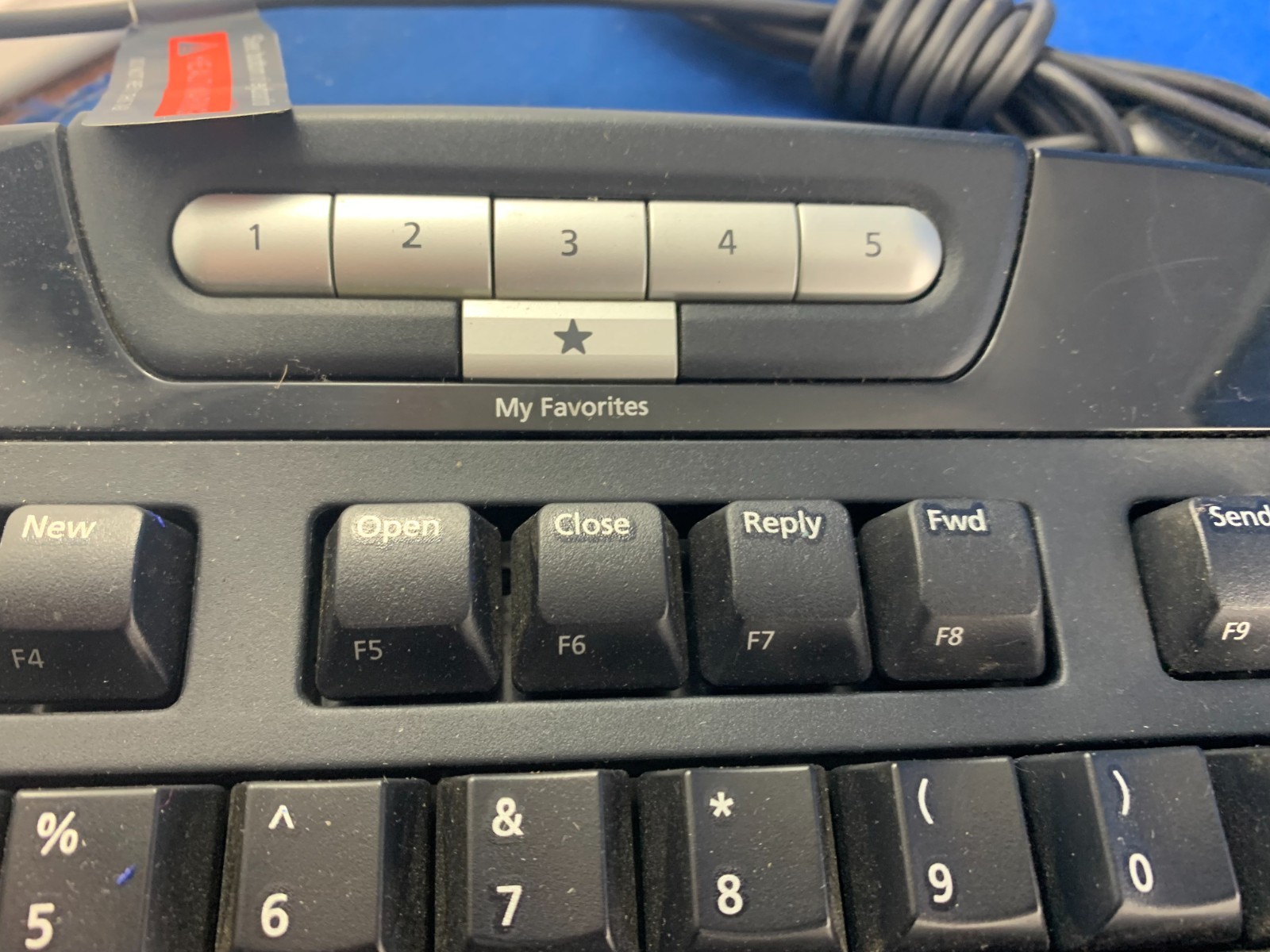 MICROSOFT Digital Media KEYBOARD USB Multimedia 1.0A Model 1031 Wired Black