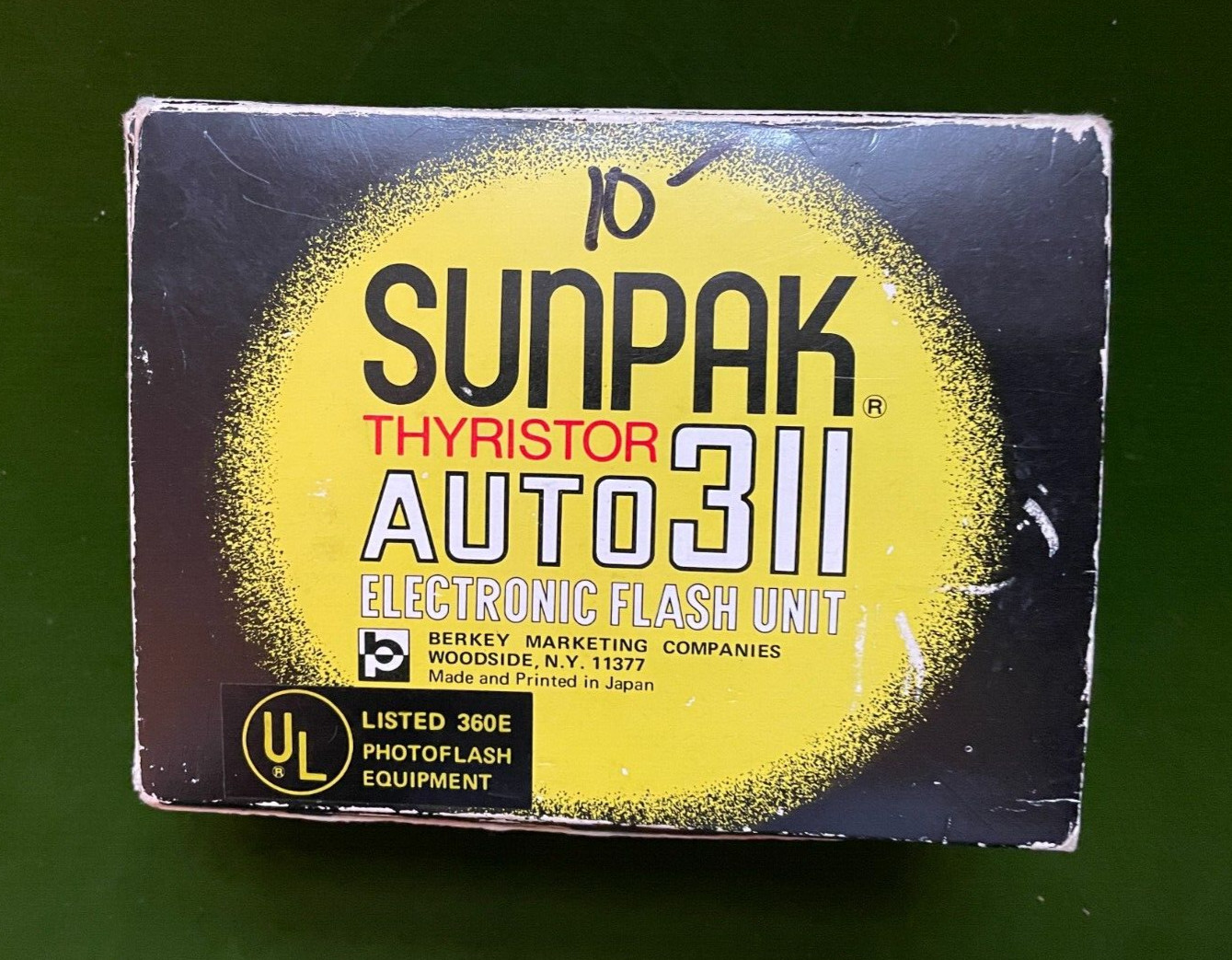 Vintage Sunpak Thyristor Auto 311 Electronic Flash Unit