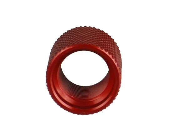 Aluminum Thread Cover Red Color 1/2x28 Thread or 5/8x24 Thread Protector