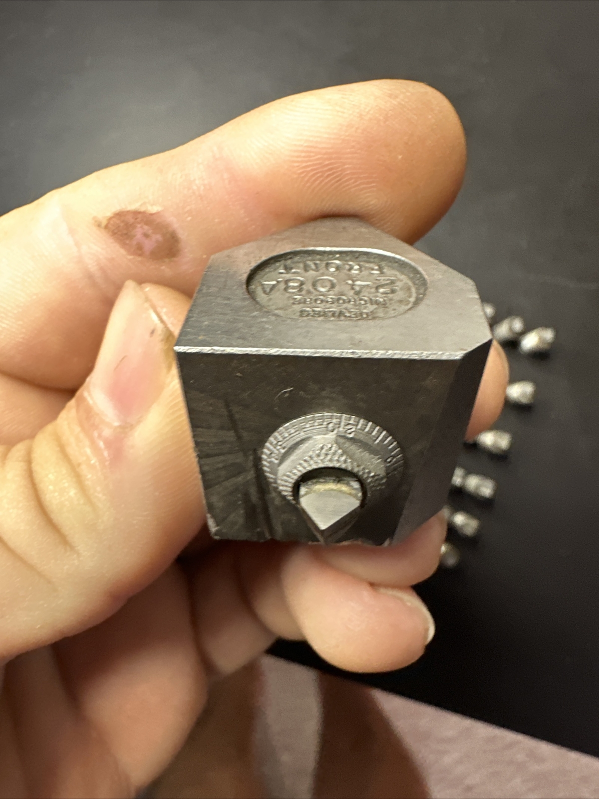 Devlieg Microbore 2408A Grinding Fixture Block Tool Sharpening Jig Machinist
