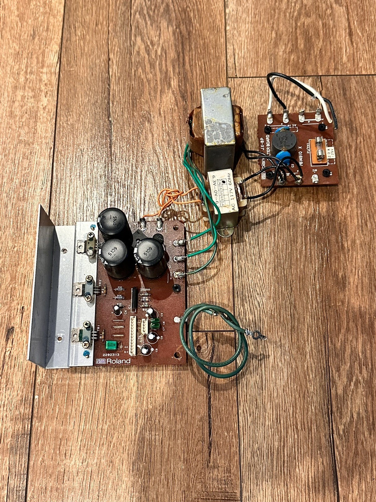 Roland JX-8P Synthesizer Complete Power Supply Assembly .................#60