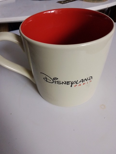 Disneyland Paris Mickey Mouse Initial "A" Mug
