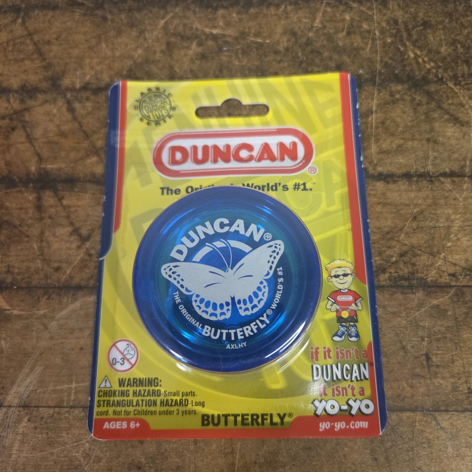 Duncan Butterfly Yo-Yo Toy Blue Sealed