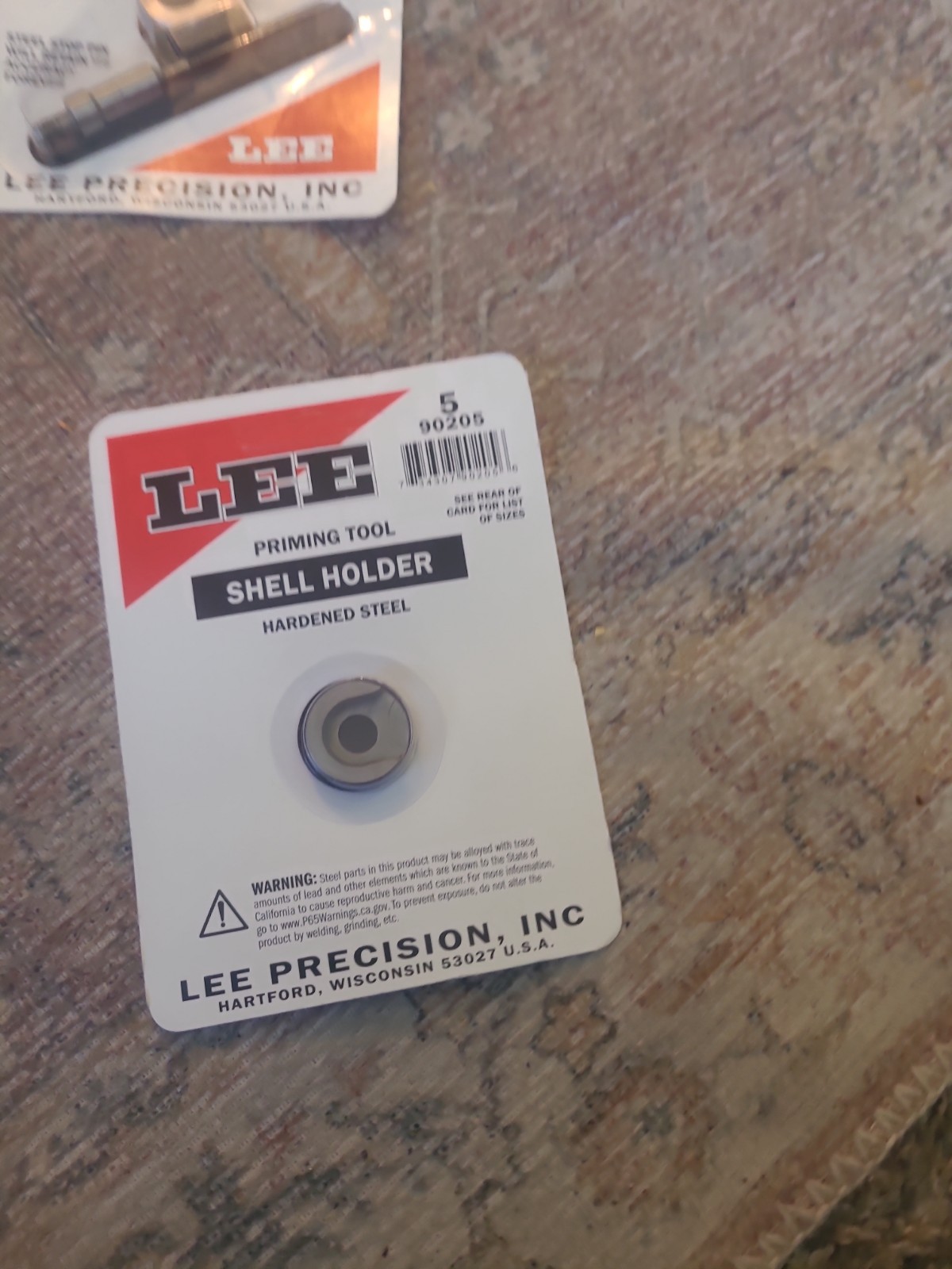 LEE 90205 Hand Priming Tool Shell Holder #5 New in Package #90205