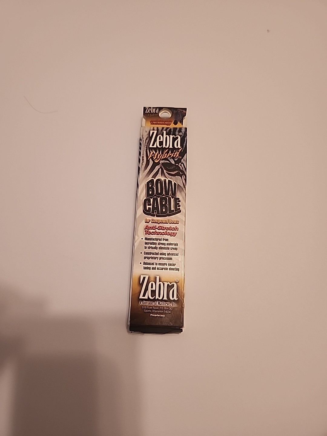 Mathews MQ1 Bow Zebra Hybrid Replacement Bow Cable 38 5/8" Black