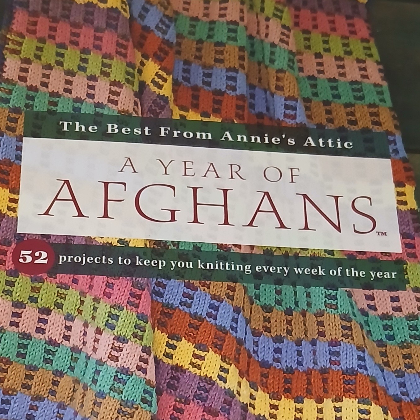 A Year Of Afghans 52 Knitting Projects By House Of White Birches 2011 Rare Copy