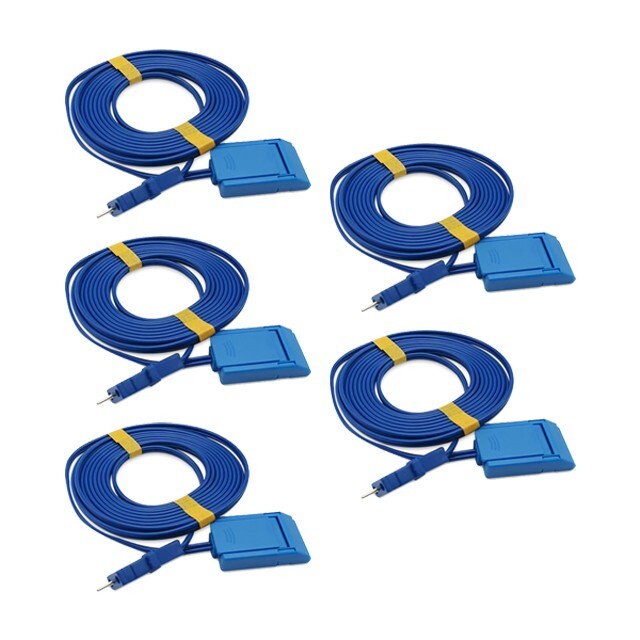 E0560 Electrosurgical Medical Patient Return Plate Cable REM 3M (5Pcs)