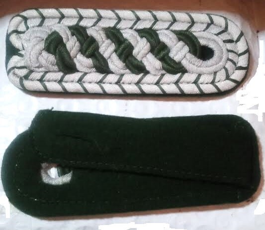 Original WWII German Police Shoulder Boards - Gendarmerie...