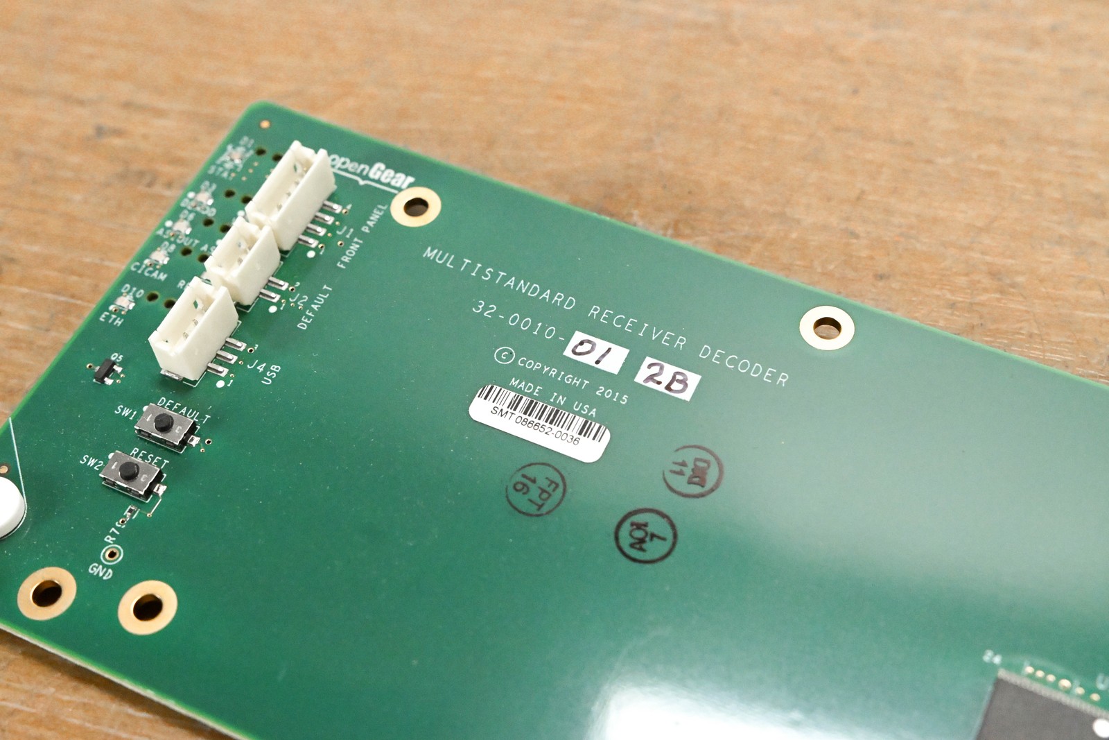 Cobalt 9990-DEC-MPEG MPEG-4 AVC/MPEG-2 Decoder openGear Card CG011Y3