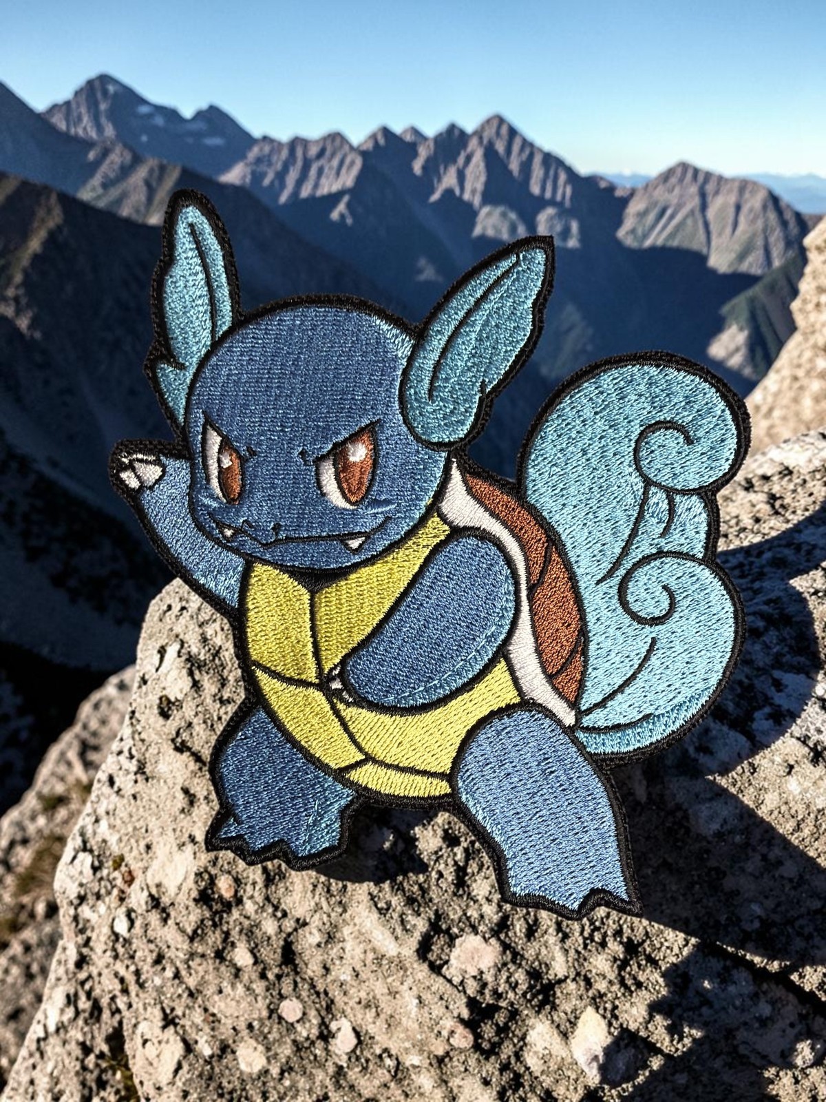 Wartortle Pokémon Embroidery Patch 3.57" - 5.57"