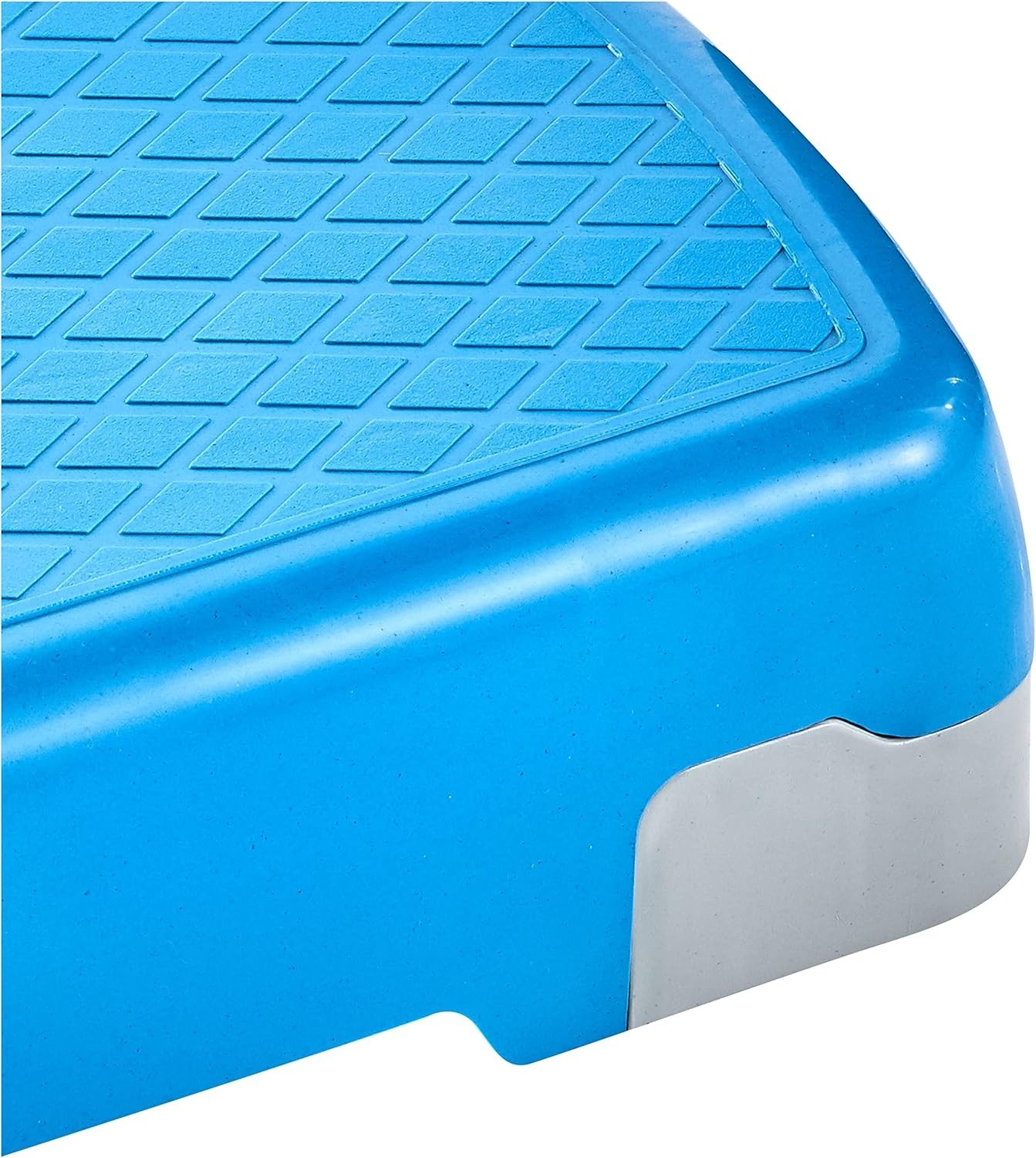 Compact Adjustable Aerobic Step Platform for Effective Cardio Workouts - Blue