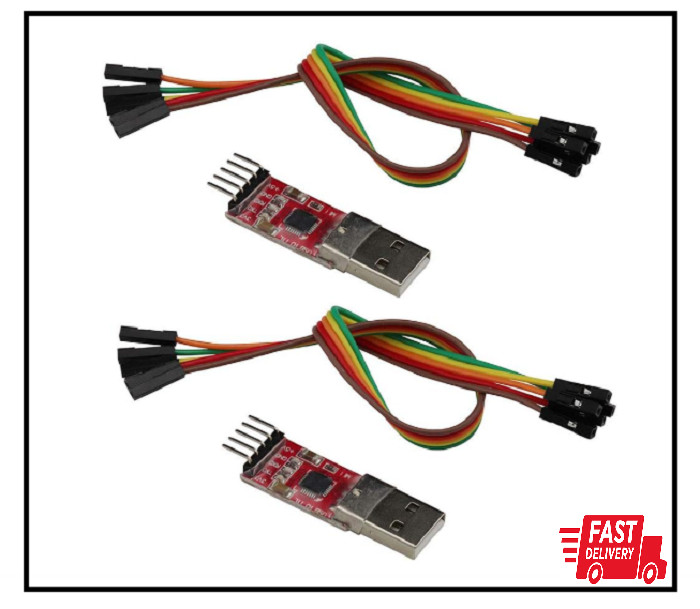 2PCS CP2102 Serial Module USB to TTL Converter Adapter UART Downloader 3.3V/5V
