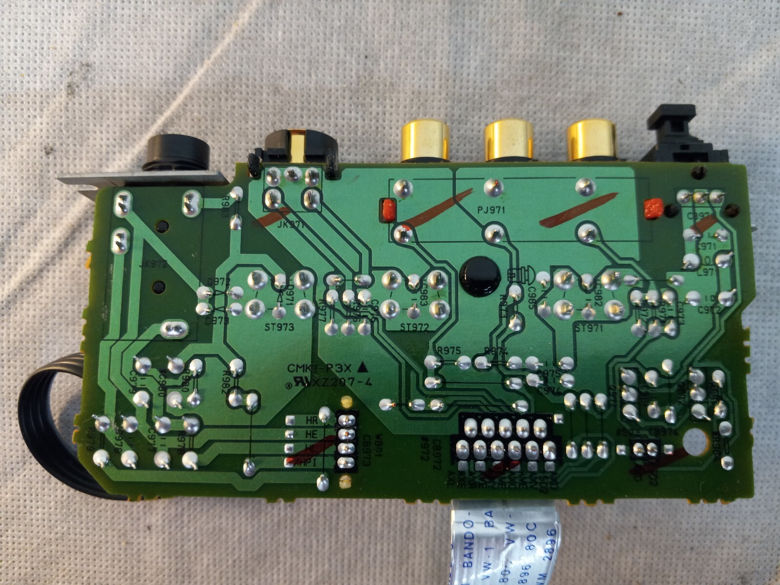 YAMAHA RX-V800 AV Receiver FRONT INPUT PCB