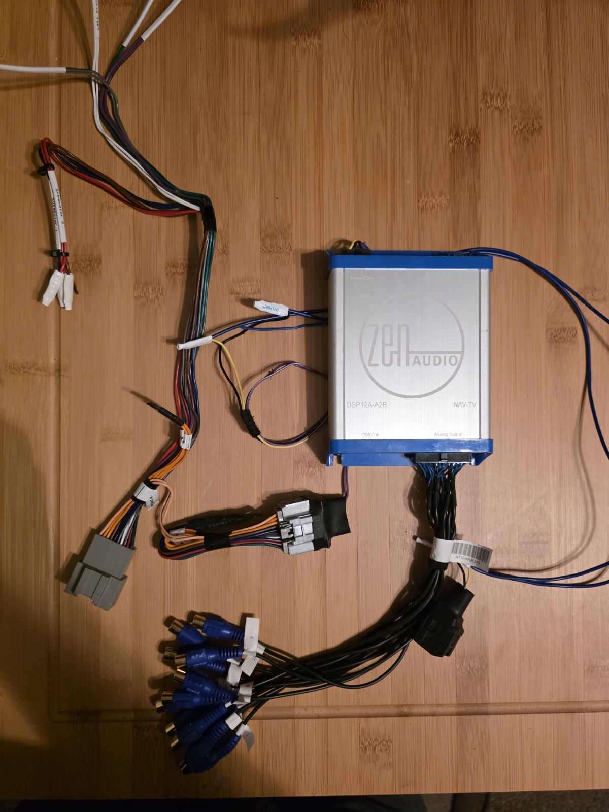 ZEN Audio DSP12A-A2B Car Audio Signal Processor RCA Connectors Model DSP12A-A2B