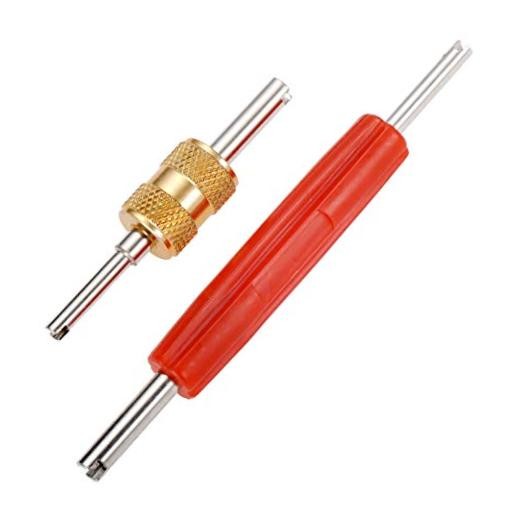 Air Conditioner Schrader Valve Stem Core Remover | Removal Tool for R134 R12