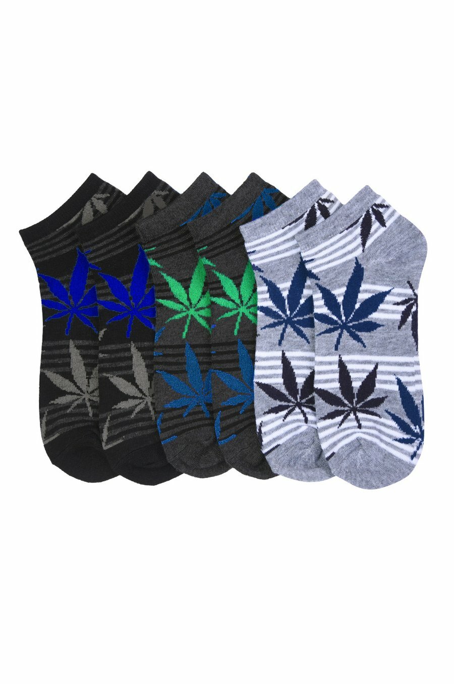 12 Pairs Men's Mixed Assorted Designs Color Ankle Low Cut Soft Stretchy Socks