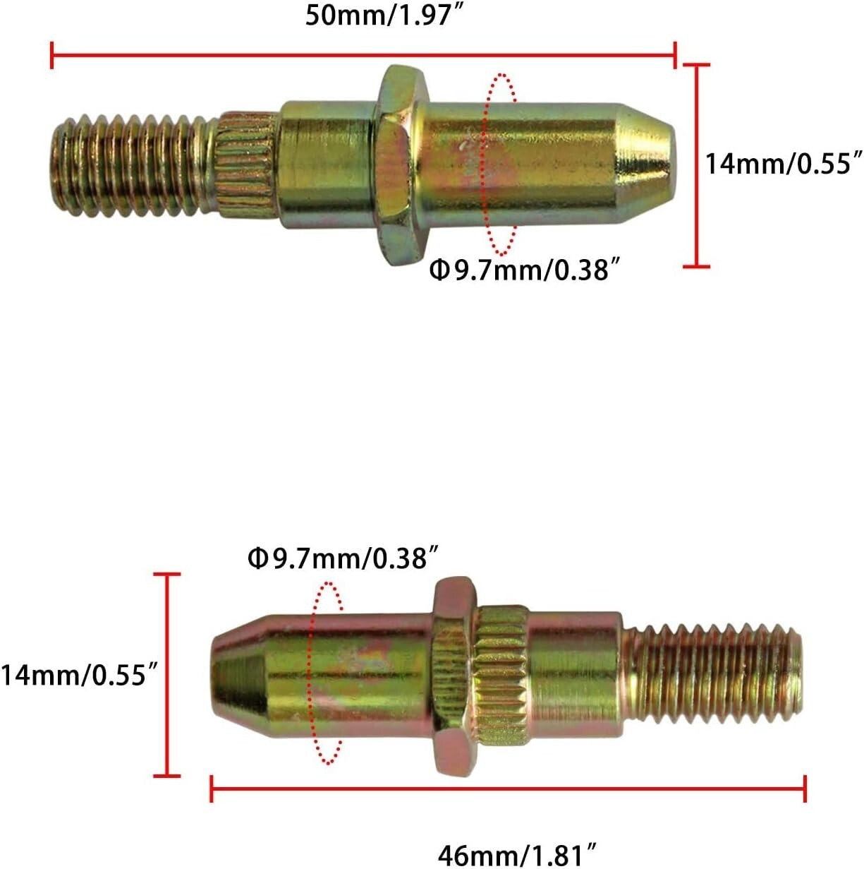 Door Hinge Pin and Bushing Repair Kits Compatible with Chevy GMC 1999-2007