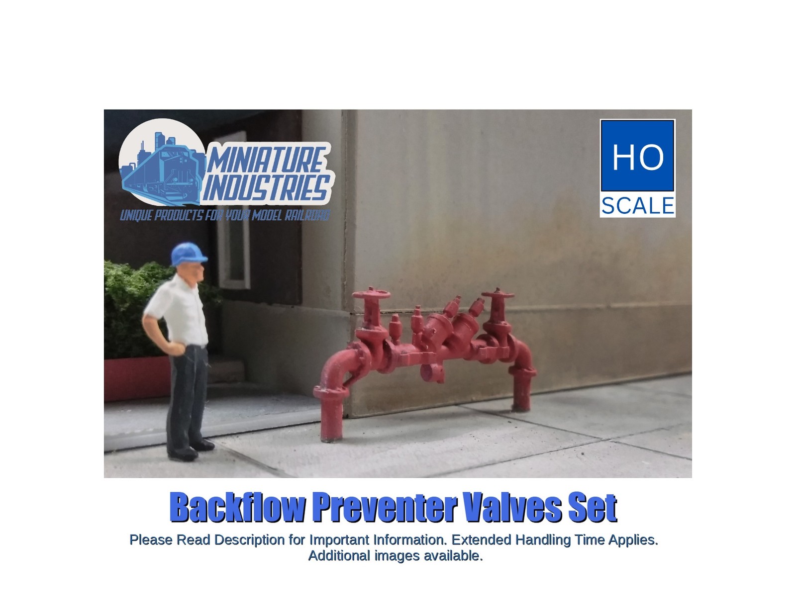HO Scale Valve Backflow Preventer Buildings Structures 2 Sets of 3  1:87