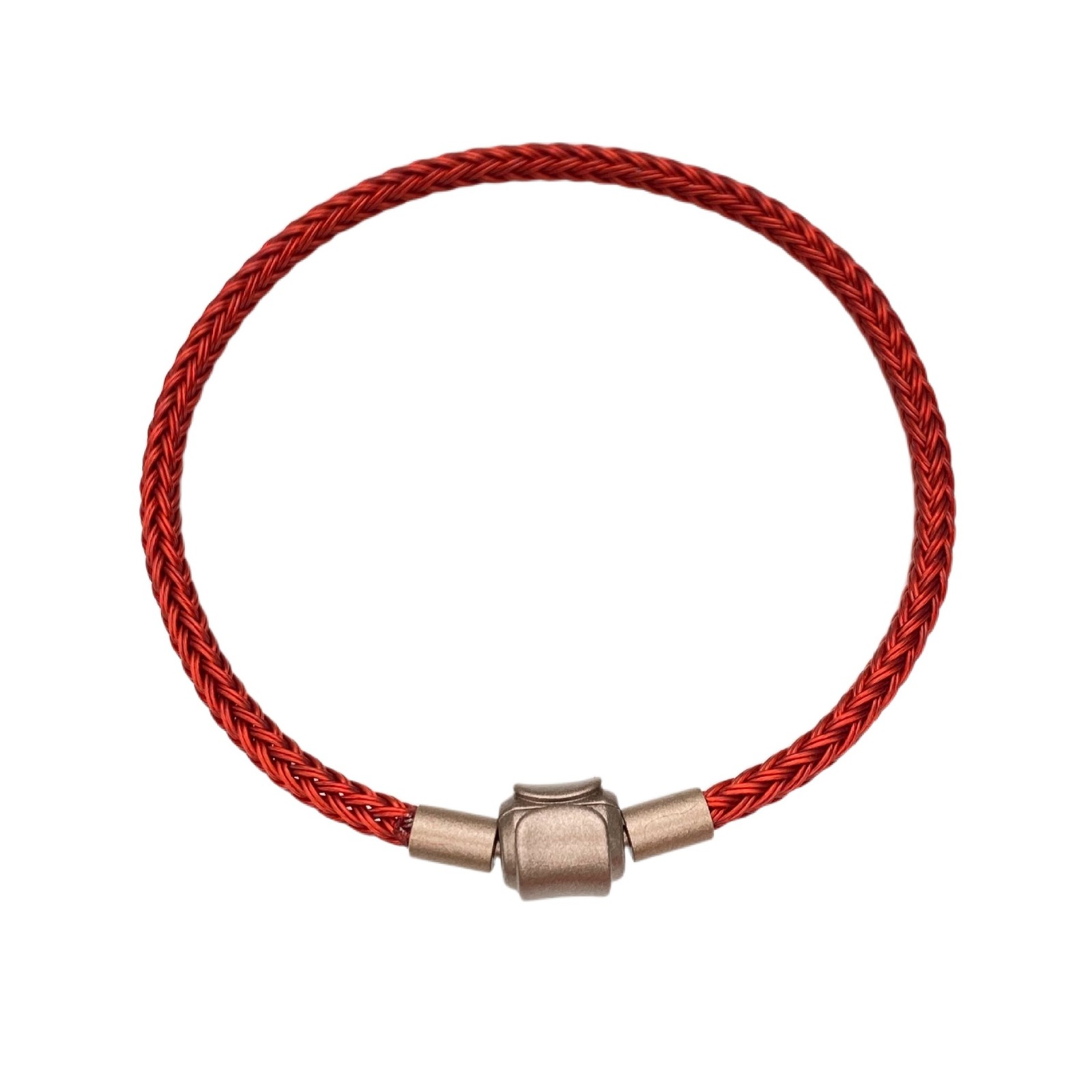 Steel Cable Bracelet-Stainless Steel Red Charm Bracelet for Women 17cm / 19cm