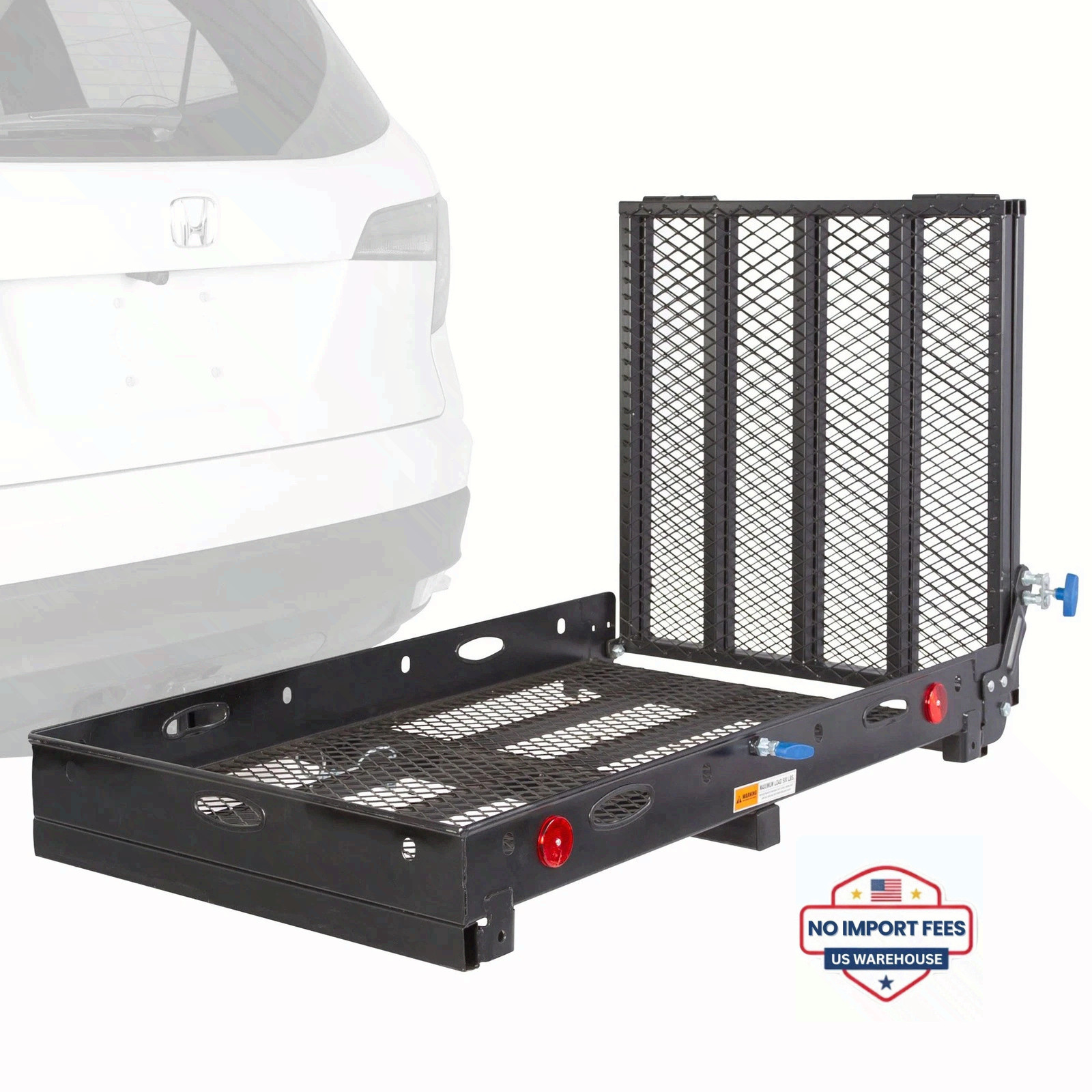 Titan Ramps Hitch-Mounted Wheelchair and Scooter Carrier - 500 lb. Capacity